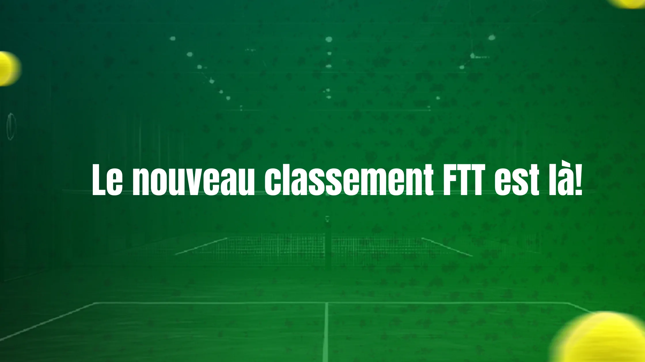 Nouveau Classement FTT