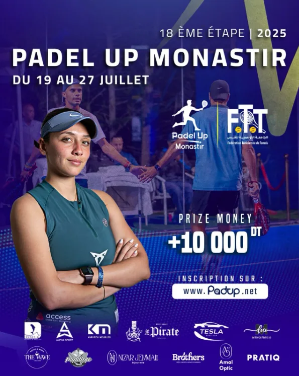GRANDE NOUVELLE: Premier tournoi officiel à Monastir